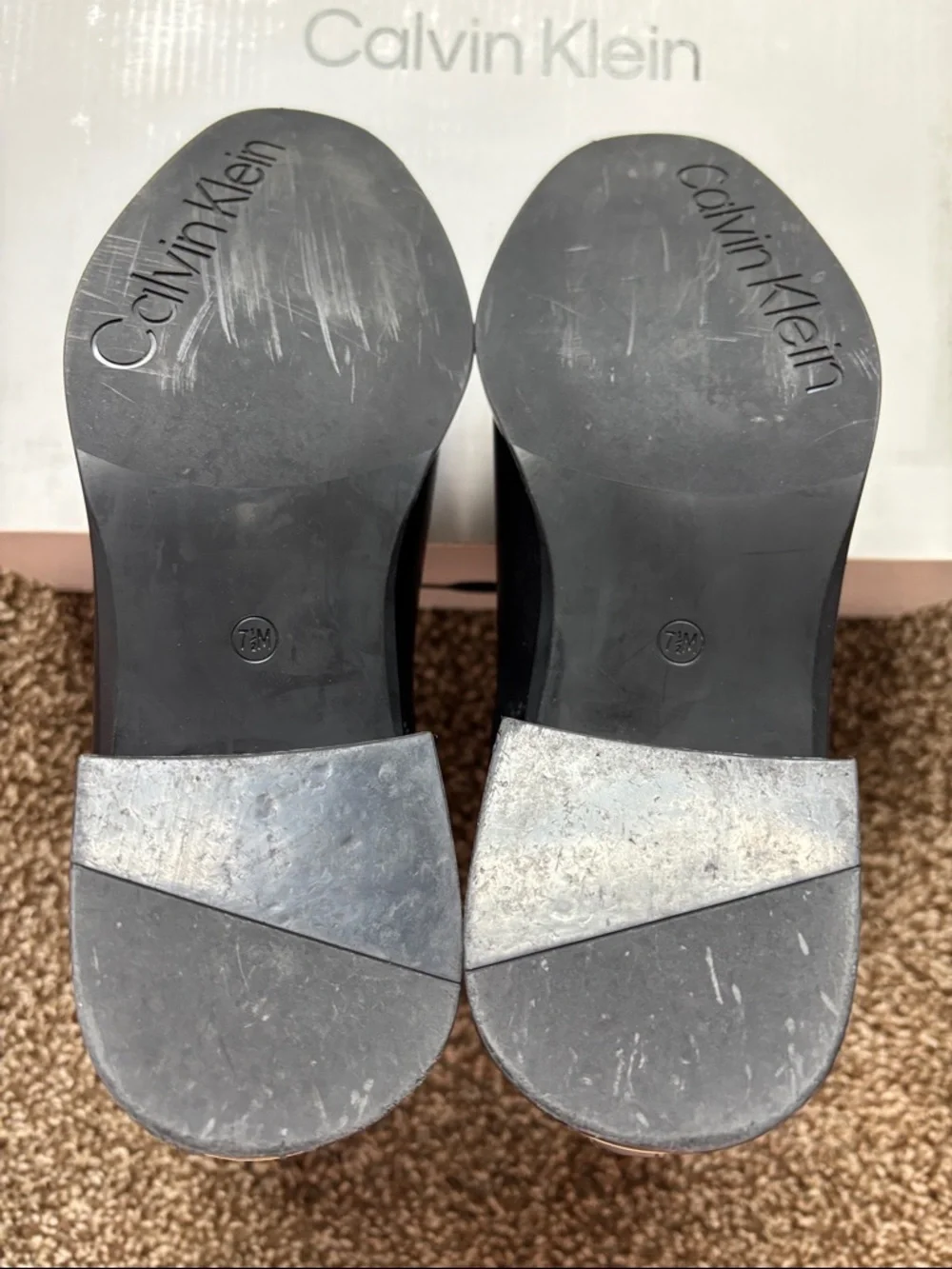 Calvin Klein Jasen Black Ankle Booties. Size 7.5 - Picture 11 of 11